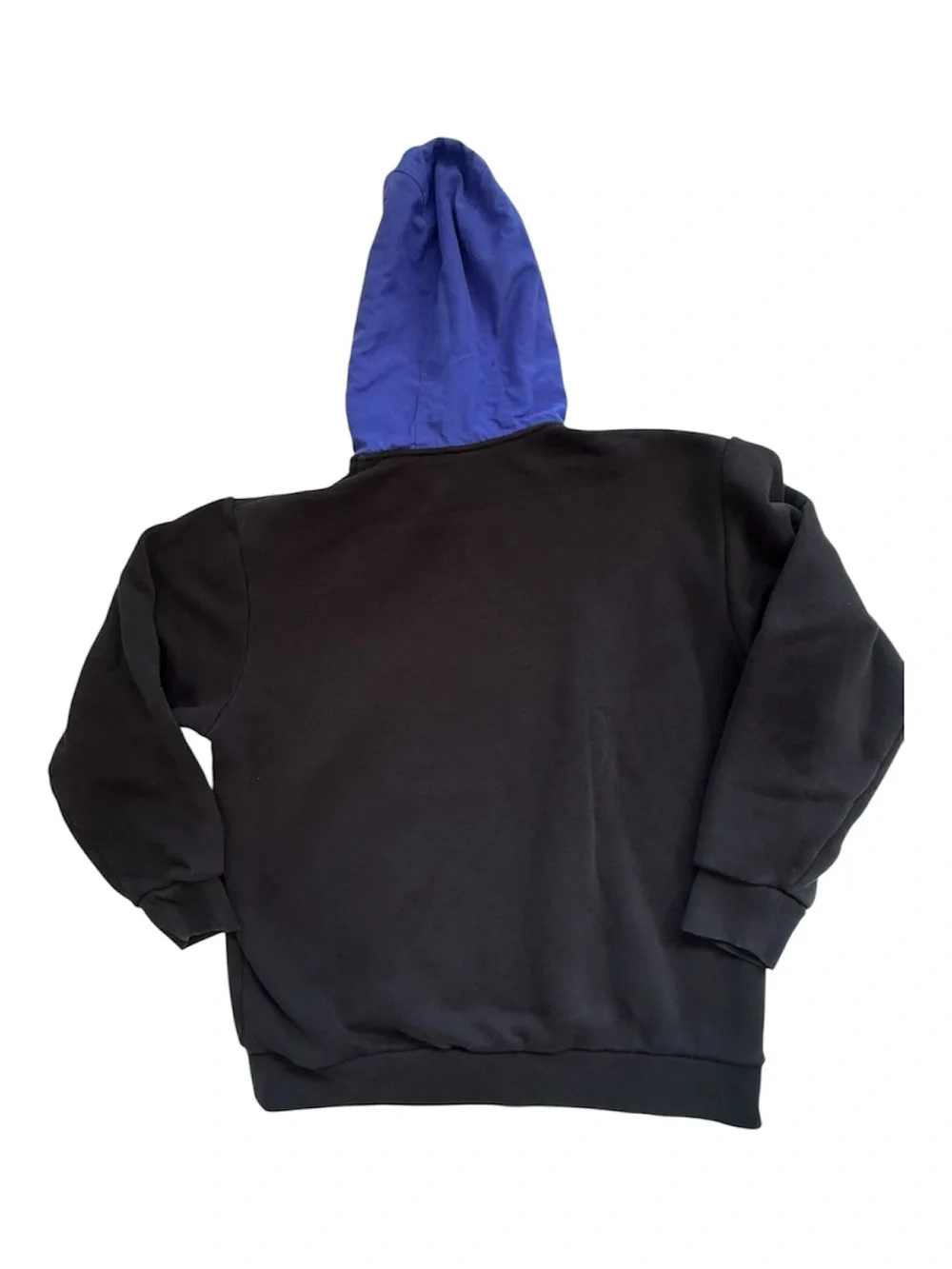adidas Black and Royal Blue Adventure Half-Zip Pullover Men's Size M Athleisure